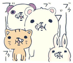 Tissue-chan&Koyori-chan.2 by peco sticker #6153599