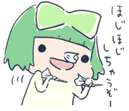 Tissue-chan&Koyori-chan.2 by peco sticker #6153602