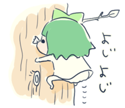 Tissue-chan&Koyori-chan.2 by peco sticker #6153605