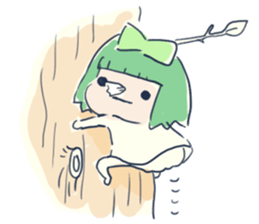 Tissue-chan&Koyori-chan.2 by peco sticker #6153606