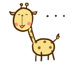 I giraffe. sticker #6153959