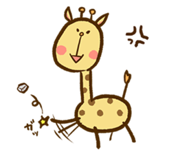 I giraffe. sticker #6153961