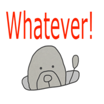 serious look (English edition sticker #6153992