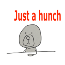 serious look (English edition sticker #6153994