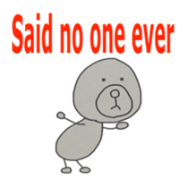 serious look (English edition sticker #6154000