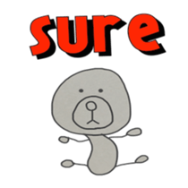 serious look (English edition sticker #6154001