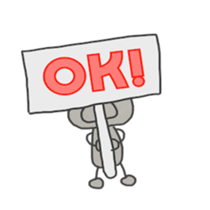 serious look (English edition sticker #6154004