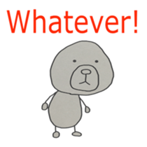 serious look (English edition sticker #6154012