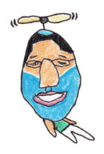 Pure hearted Man , Mr.Tossan sticker #6154220