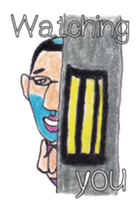 Pure hearted Man , Mr.Tossan sticker #6154227