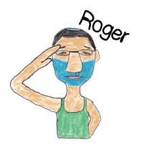 Pure hearted Man , Mr.Tossan sticker #6154244