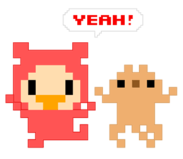 Pixel Boy sticker #6154479