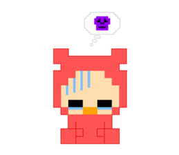 Pixel Boy sticker #6154491