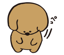 hachi_toypoodle sticker #6155158