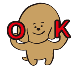 hachi_toypoodle sticker #6155172