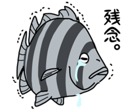 Fish&fisherman2 sticker #6155505