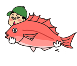 Fish&fisherman2 sticker #6155518