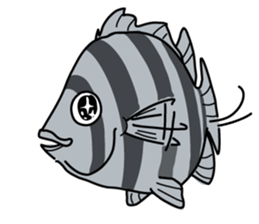 Fish&fisherman2 sticker #6155533