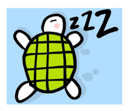 Tortoise and hare sticker #6155539