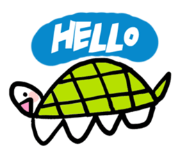 Tortoise and hare sticker #6155540