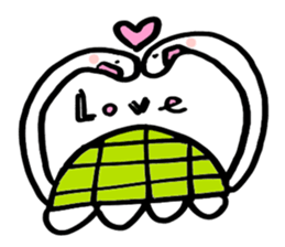 Tortoise and hare sticker #6155544