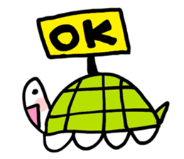 Tortoise and hare sticker #6155556