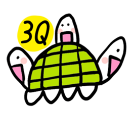 Tortoise and hare sticker #6155571