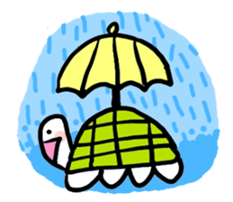 Tortoise and hare sticker #6155574