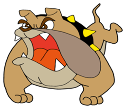 Hustle Bulldog sticker #6155580