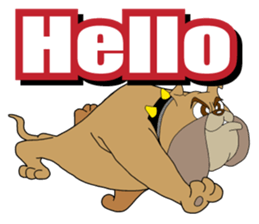 Hustle Bulldog sticker #6155584