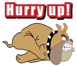 Hustle Bulldog sticker #6155586