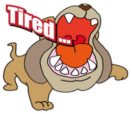 Hustle Bulldog sticker #6155597