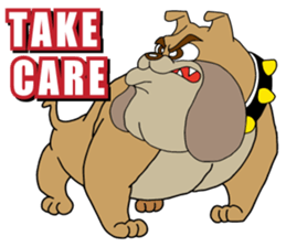 Hustle Bulldog sticker #6155598