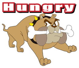 Hustle Bulldog sticker #6155603