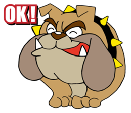 Hustle Bulldog sticker #6155606