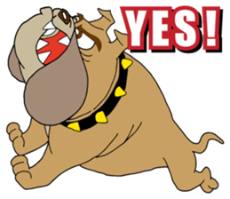 Hustle Bulldog sticker #6155607