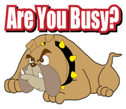 Hustle Bulldog sticker #6155609