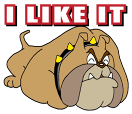 Hustle Bulldog sticker #6155612