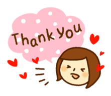 Woman caring sticker #6155703