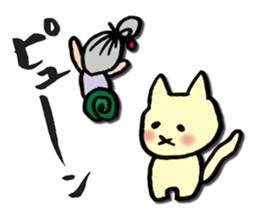 Grandma and cats sticker #6155878