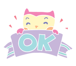 Pastel Owl sticker #6156017