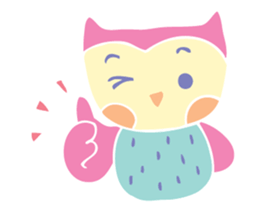 Pastel Owl sticker #6156020