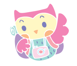 Pastel Owl sticker #6156024