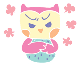 Pastel Owl sticker #6156033