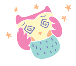 Pastel Owl sticker #6156038