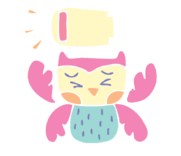 Pastel Owl sticker #6156042