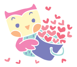 Pastel Owl sticker #6156043