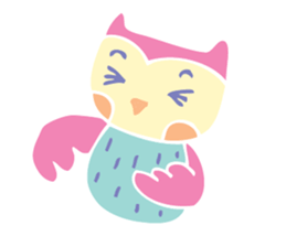 Pastel Owl sticker #6156048