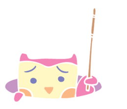 Pastel Owl sticker #6156053