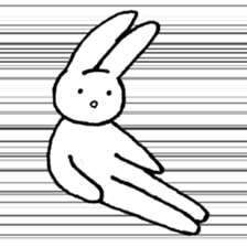 Silent rabbit sticker #6156056